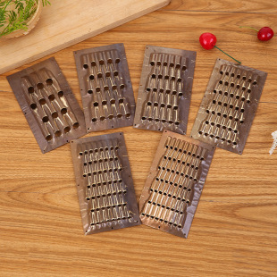 Household No. 14 Copper Slices, Stainless Steel Slices, Wooden Radish Grater, Wood Puller, Vegetable Harvesting Slices, Qin