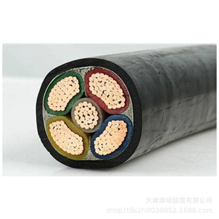ZRA-YJV电力电缆0.6/1kv 4*10 铜芯电缆