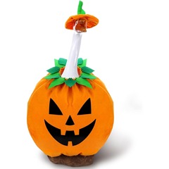 ハロウィンカボチャガチョウ衣装ポーチガチョウ衣装庭芝生ガチョウ 23 "セメントプラスチックガチョウアヒル装飾庭