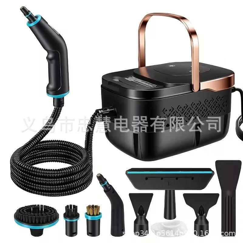 Cross-Border 2500W High Temperature and High Pressure Steam Cleaning Machine Household Small Steam Cleaning Machine Steam Cleaner Cross-Border 2500W High Temperature and High Pressure Steam Cleaning Machine Household Small Steam Cleaning Machine Steam Cleaner