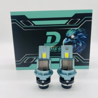汽车LED大灯D2SD4Sled替换HID氙气灯直插D2RD4R安装灯泡前大灯