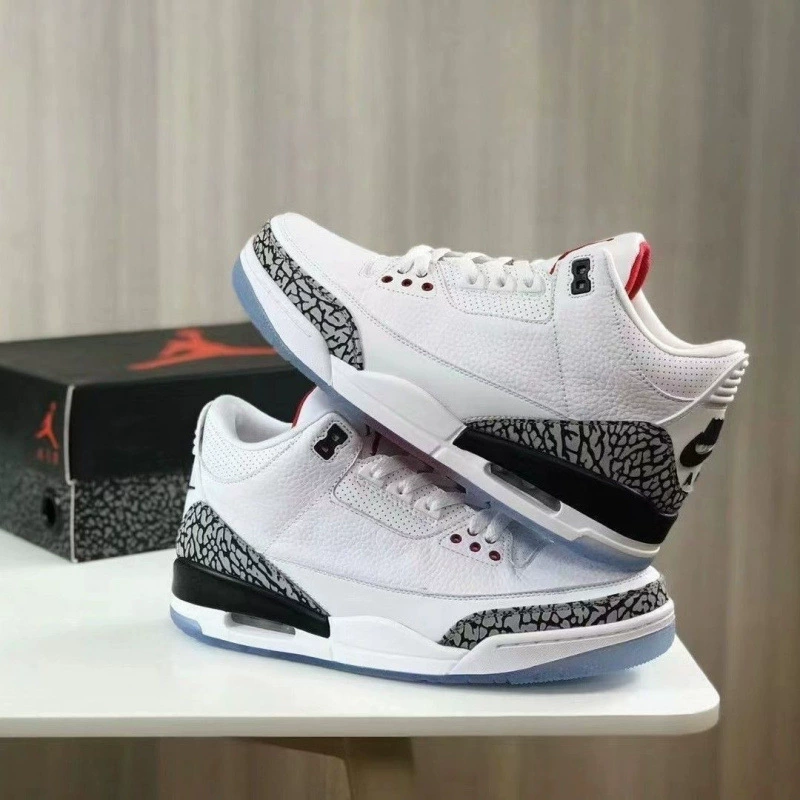 Air Jordan, белые универсальные баскетбольные кроссовки для мужчин и женщин