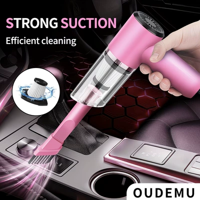 Car Vacuum Cleaner, Handheld Mini Car Vacuum Cleaner, Large Suction Power, Wired Dust Blower, Small Pet Hair Vacuum Cleaner