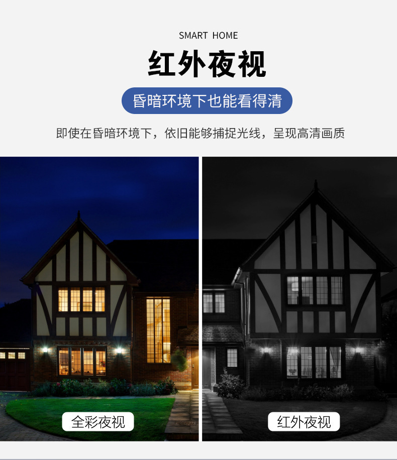 Bulb Camera 2MP360 Rotating wifi wireless camera High-Definition full-color night vision monitor Towell undefined