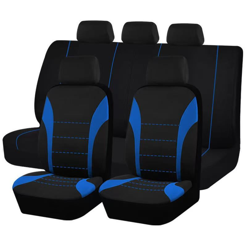 Single-Line Waistline Five-Seater 9-Piece Set of Export South American and North American General Car Seat Covers Cross-Border Europe, America and Mexico
