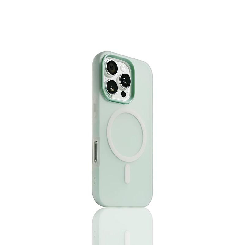肌に優しい磁気吸引ゼリーシェルツーインワン Apple 16 携帯電話ケース iphone15 保護カバー 14 大穴落下防止|undefined