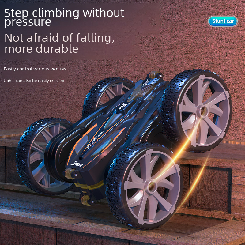 Cross-border 2.4G Special Skill Remote Control Car Rotation Rolling Climbing Off-road Shockproof Drifting Car Children's Toy Factory Wholesale