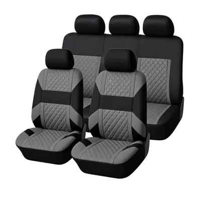 e-commerce platforms like TEMU and Amazon, Seat cushion, seat cover - red-9-piece-set-for-a-five-seater-vehicle