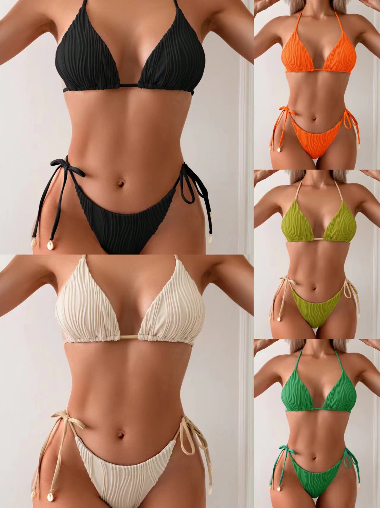 Sexy split swimwear for swimming
