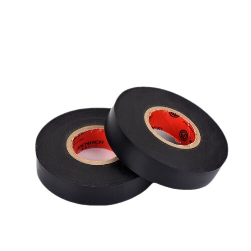Imported PVC widened electrical tape insulating tape waterproof, high-temperature and cold-resistant strong adhesive red and black 50-meter large roll