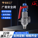 广易安全阀A28H/Y-16C全启式螺纹连接蒸汽阀发生器锅炉管道泄压阀