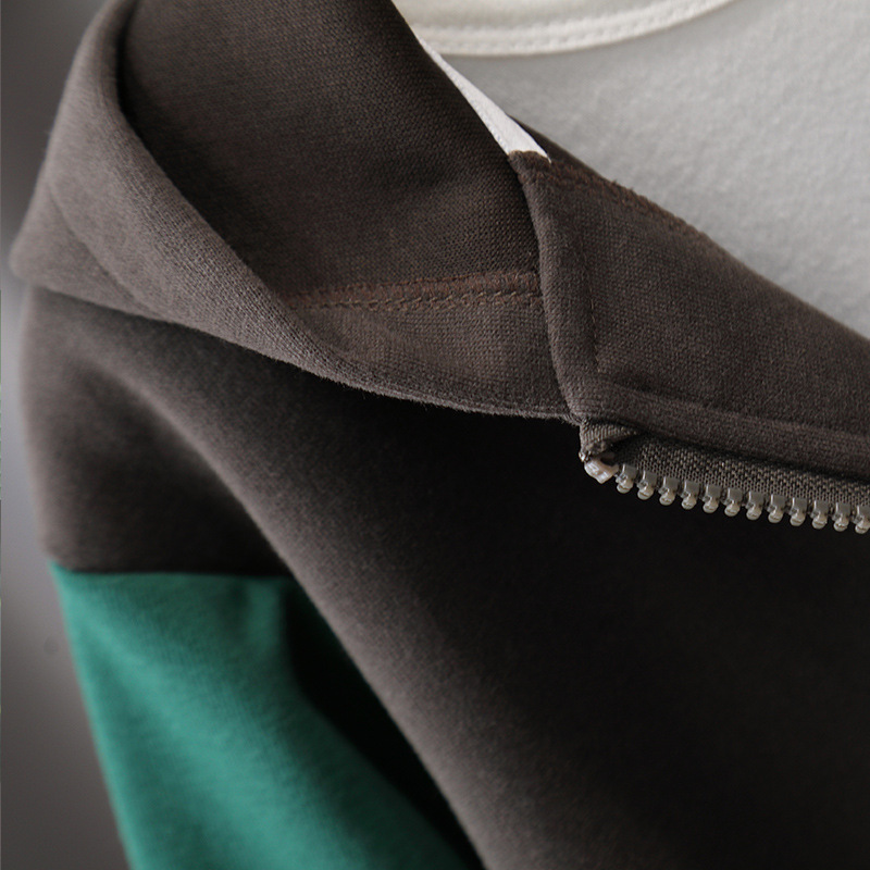 6354 Traje de otoño para niños 2025 Otoño Nuevo estilo Chaqueta de suéter con capucha para niños Traje de dos piezas de primavera y otoño para niños