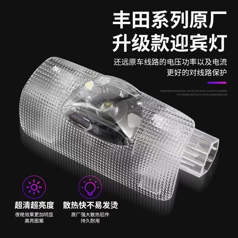 Aplicable Subaru BRZ 2012 - 2017 bienvenida lámpara de puerta LED lámpara de proyección lámpara de puerta de alta definición