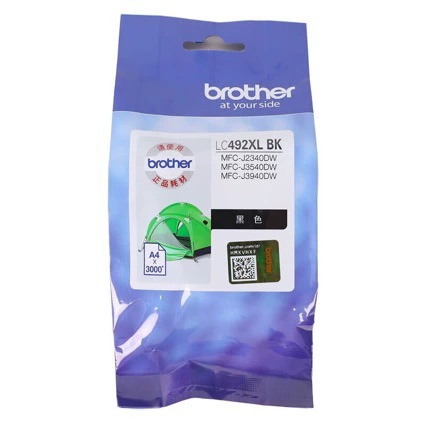 Братья оригинальный картридж LC492XL-BK MYC Применимый MFC-J2340DW 3540DW 3940DW картридж