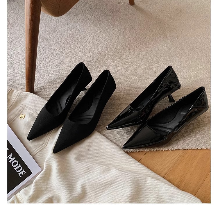 Zapatos de tacón alto con estampado de leopardo estilo francés, sandalias cerradas, zapatos de hadas, nuevos modelos para primavera y verano, elegantes zapatos de punta.