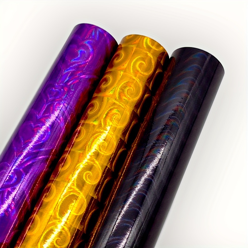 镭射膜覆膜材料七彩玻璃贴镭射手提袋礼盒pet镀铝膜彩带