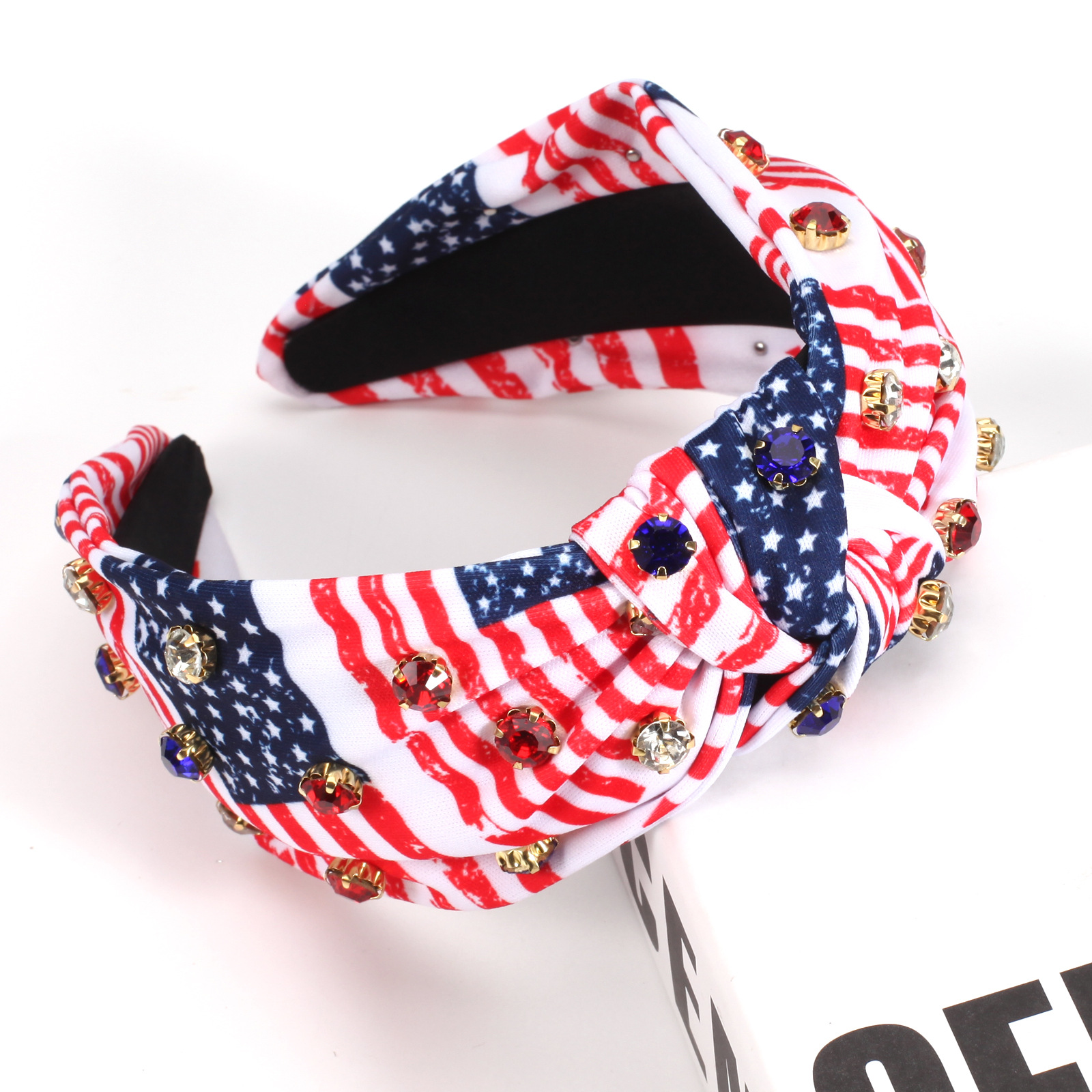 Women's Bohemian Color Block Cloth Printing Hair Band display picture 12