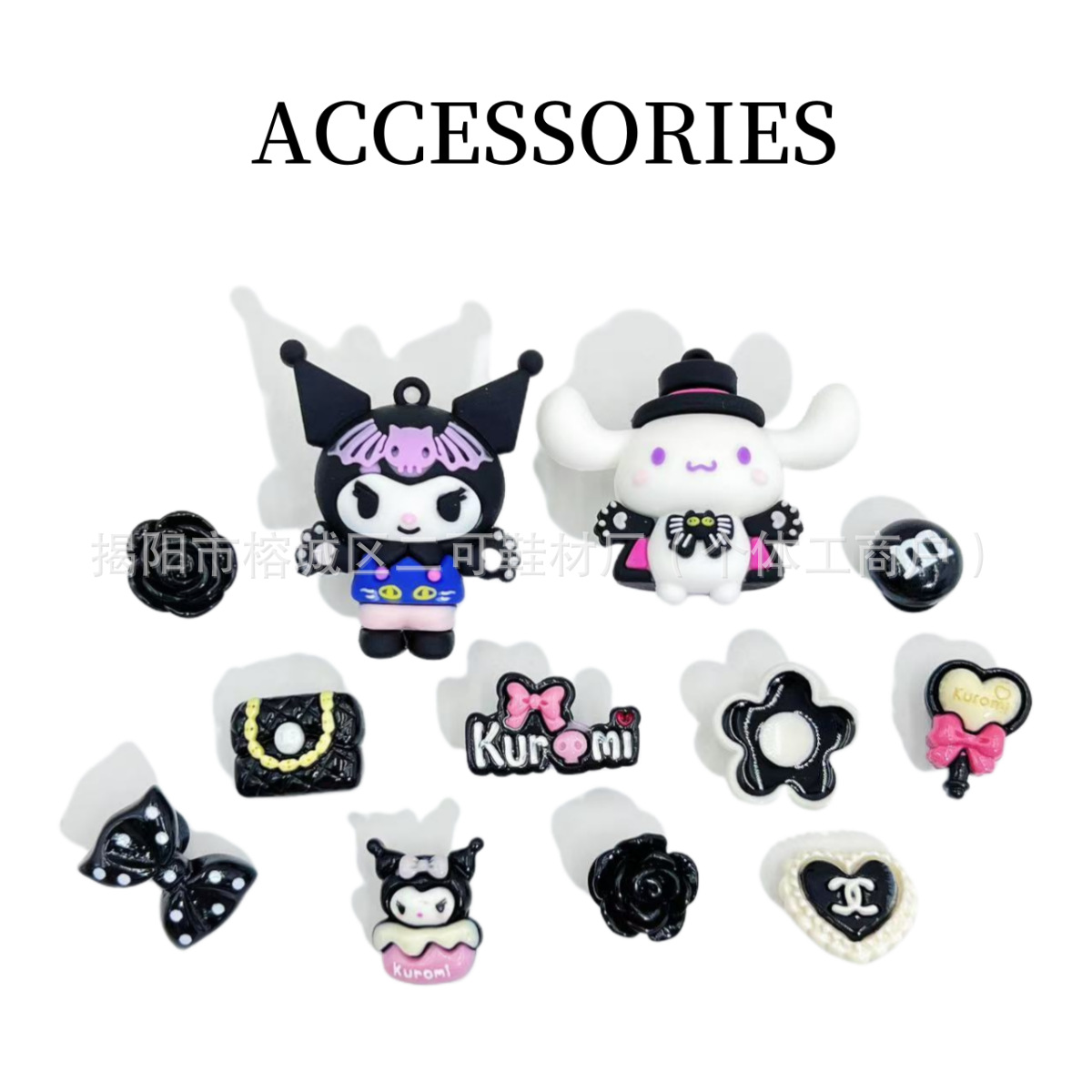 INS primavera nuevo ballet de perla punto de onda arco agujero agujero zapatos de ballet hebilla coreana diy accesorios desmontables