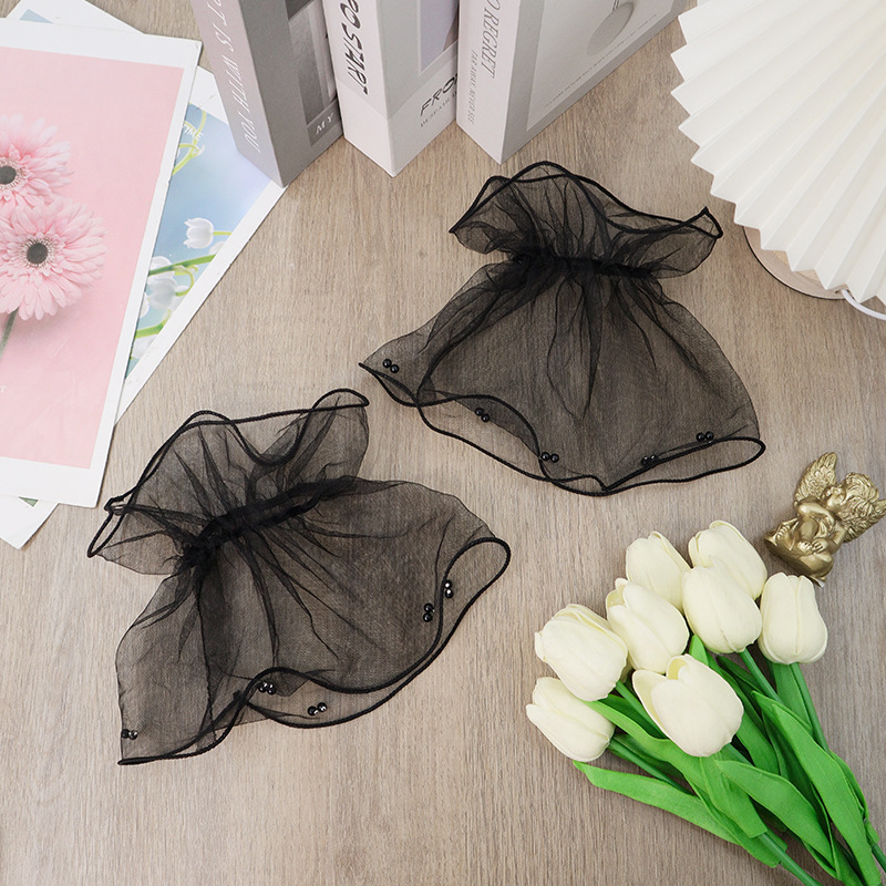 Ventas transfronterizas en línea de encaje rojo pulsera de malla vestido temperamento dulce simple accesorios de fiesta de desfile