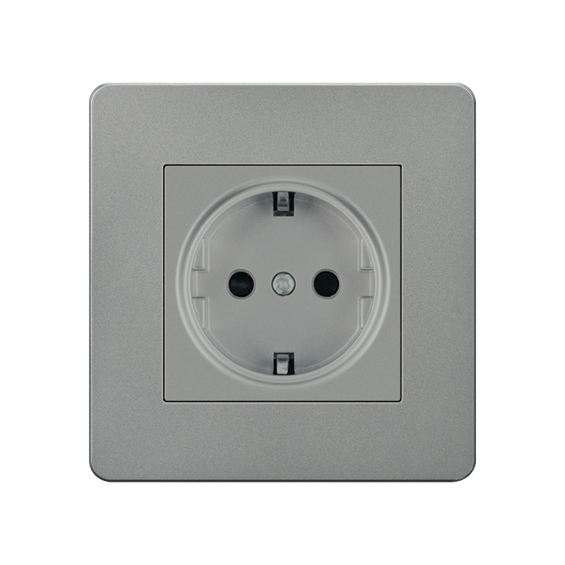 欧盟欧式外贸插以色列德国韩国俄罗斯荷兰丹麦16A德式USB开关插座