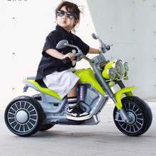 儿童电动摩托车三轮车可坐人男孩女遥控玩具车宝宝电瓶车小孩童车