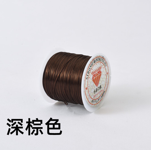 Large roll 60 meters flat crystal elastic cord hair extension crystal cord elastic cord bracelet rope beaded bracelet cord DIY