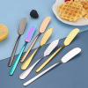 Cross border 304 Stainless steel Korean Butter knife Titanium butter Cheese Jam cheese scraper Butter knife