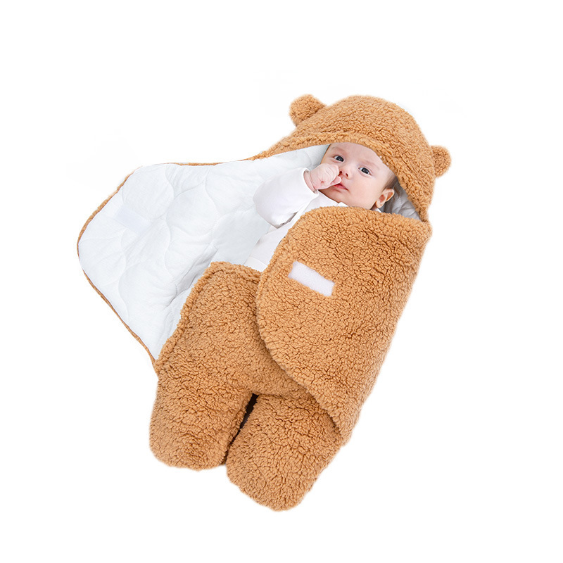 Baby Blanket Newborn Autumn and Winter Thickeneded Blanket Newborn Baby Anti-Jump Swaddle 036 Months Supplies