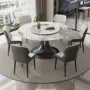 小户型家用圆形组合餐桌椅
