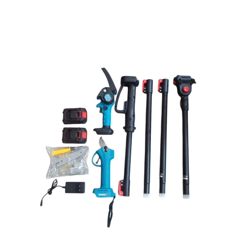 Tijeras de rama alta Sierras de rama alta Tijeras telescópicas de altura Tijeras de poda sin cepillo eléctricas Sierras de ramas altas y ramas gruesas Árboles frutales de jardín