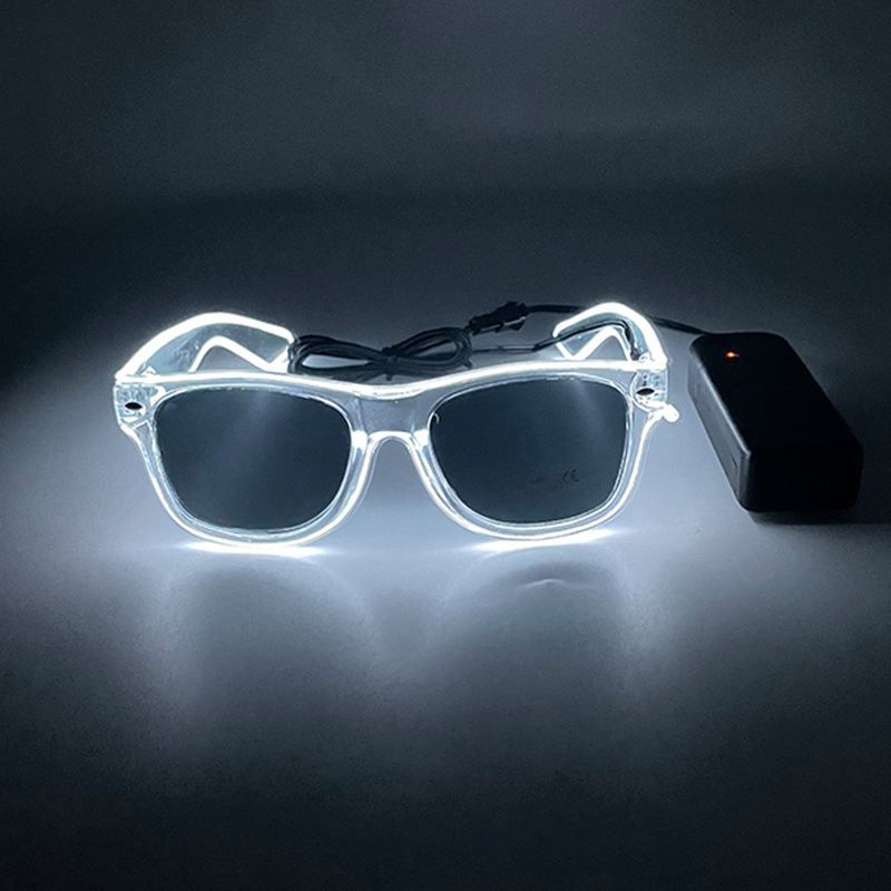 Amazon LED luminoso gafas bola personalizada el flash decoración bar disco partido regalo props fabricante
