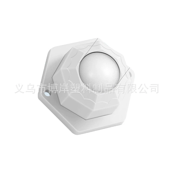 Hexagonal Large Single Bead Universal Wheel White (Nylon Model)