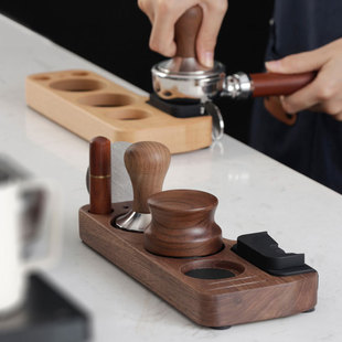 Coffee machine handle supporting appliance storage Beech filling seat cloth powder holder auxiliary pressure universal coffee press Holder