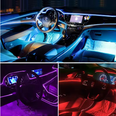 Car Ambient Light, Car Interior Led Light Strip, USB Atmosphere Cold Light, Car Accessories, Modification, No-Wiring Light Strip