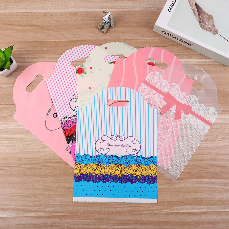 创意迷你手提袋饰品袋首饰袋可爱小礼品袋子服装店塑料袋可印logo