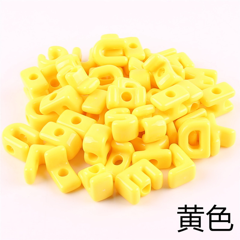 大穴レタービーズアクリル英語手作りビーズルースビーズ携帯電話チェーンペンダント diy 材料ジュエリーアクセサリー|undefined
