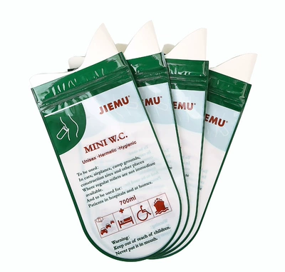 Portable Unisex small, On-board emergency urine bag