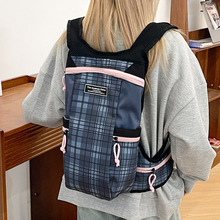 日韩新款户外运动徒步登山包男女通用双肩包大容量防水旅行背包