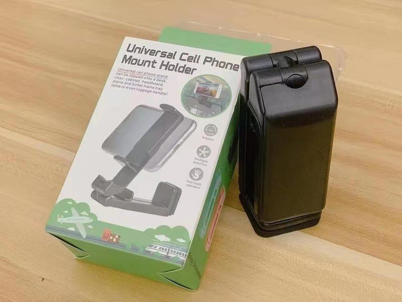 国境を越えたデスクトップ怠惰な携帯電話スタンド360度昇降折り畳み回転クリップ多機能携帯電話スタンド共通|undefined