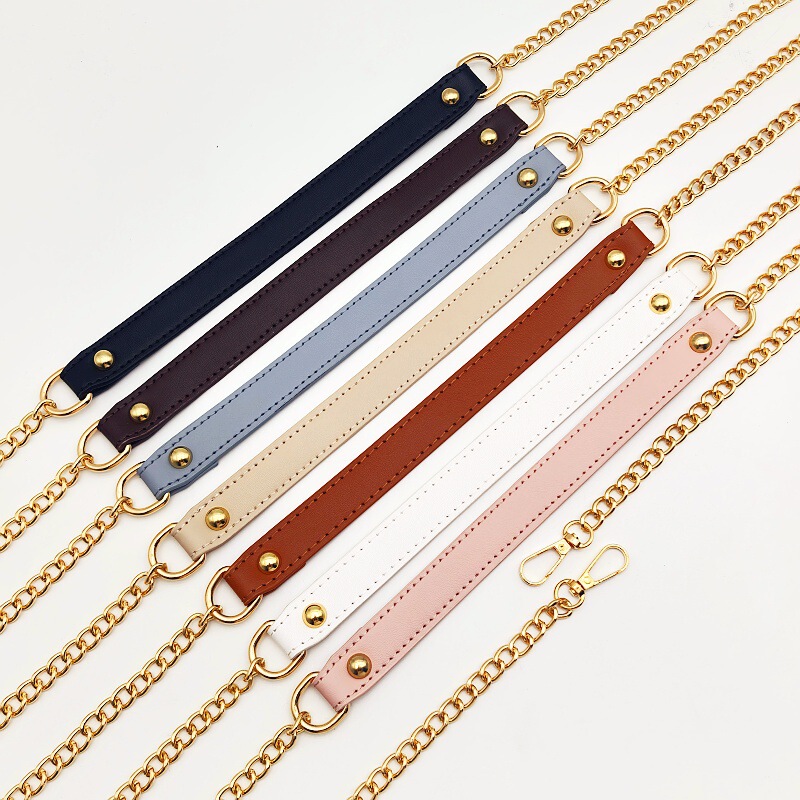 New Style Single-Shoulder Crossbody Bag with High-End Women's Bag Replacement Strap, Pu Leather Pressure-Relieving Shoulder Strap, Chain Bag Accessories