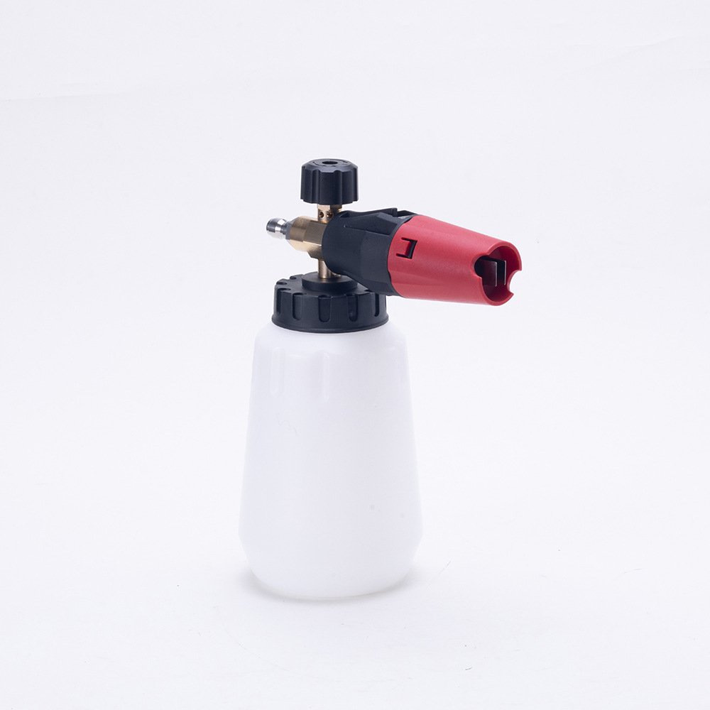 High-pressure car wash foam cannon, large-capacity PA aluminum spray bottle, large-caliber cleaning machine water gun, PA bottle