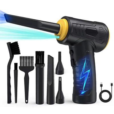 Tozsoranlar, high-power keyboard dust blower Wireless - cn03-single-blow-high-with-3-brush-black