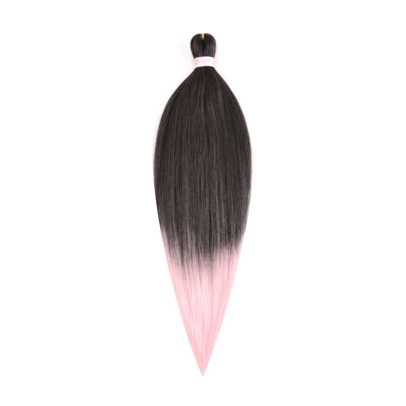 EZ Trenza PVC ignífugo a baja temperatura fibra multicolor flojo gran ganchillo de trenza fábrica de cabello recto un cabello