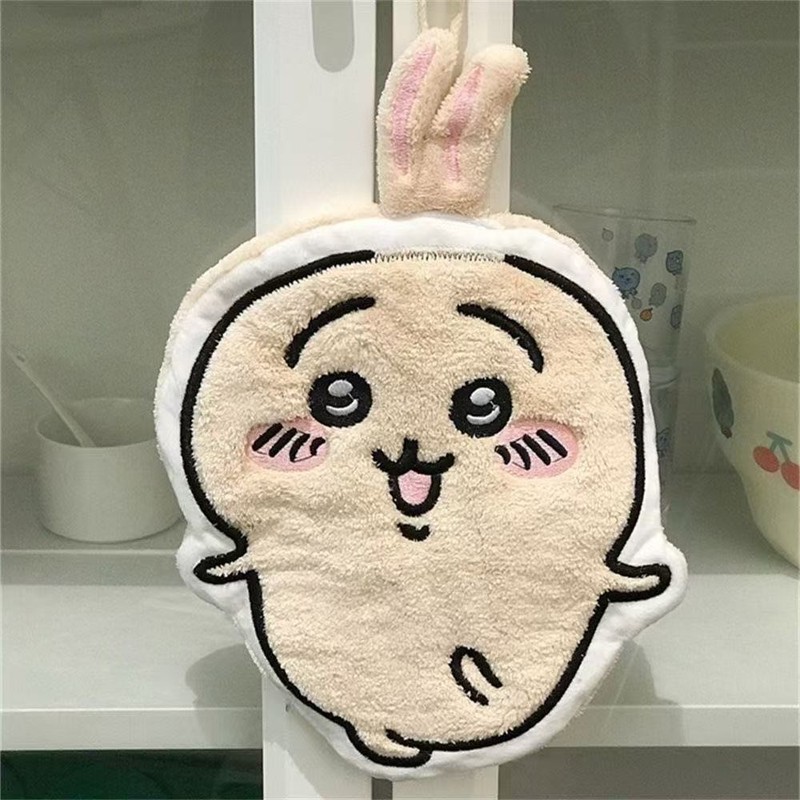 アニメの新しい台所でタオルを拭くのがかわいい浴室の家庭用吸水タオルを厚くして、毛を落とさない雑巾代発|undefined