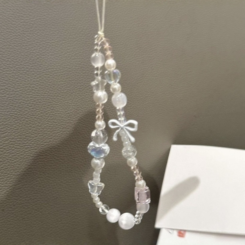 Instagram-worthy beaded bracelet/necklace, universal cute DIY phone/CCD camera charm/chain/lantern.
