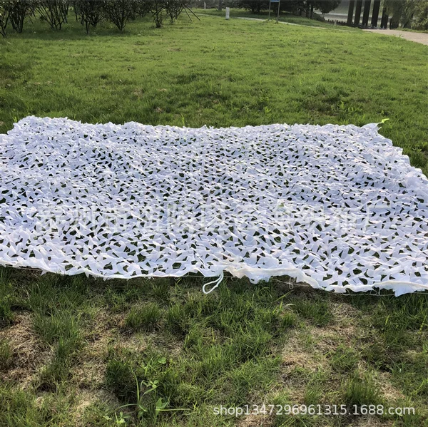 150D Pure White Camouflage Net 5*10 Outdoor Sunshade Camouflage Net for Garden Camping Party Decoration Camouflage Net