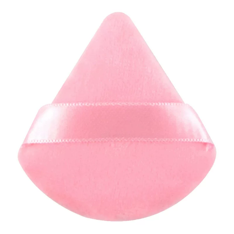 Triangular Makeup Sponge Puff, Soft Velvet Primer Applicator, Multi-Color Travel Size
