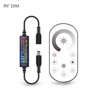 RF full touch dimmer DC5 ~ 24V constant voltage LED monochrome controller mini electrodeless light bar controller
