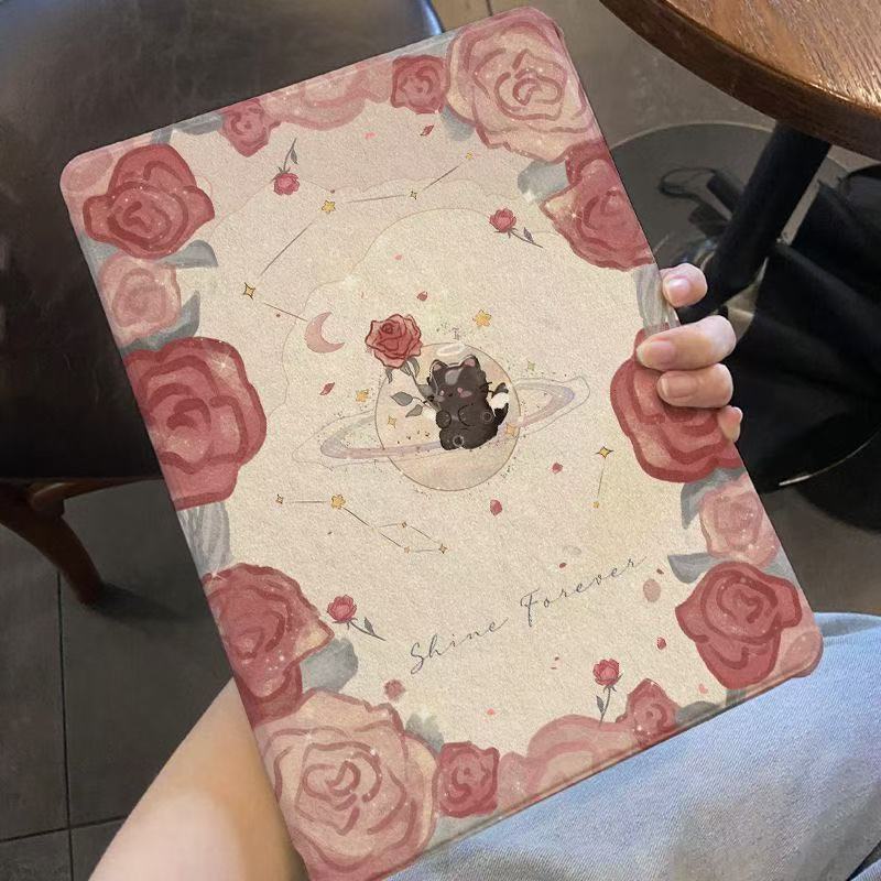 玫瑰星球ipad苹果mini4保护套5代平板保护套mini5A2133壳7.9英寸|undefined
