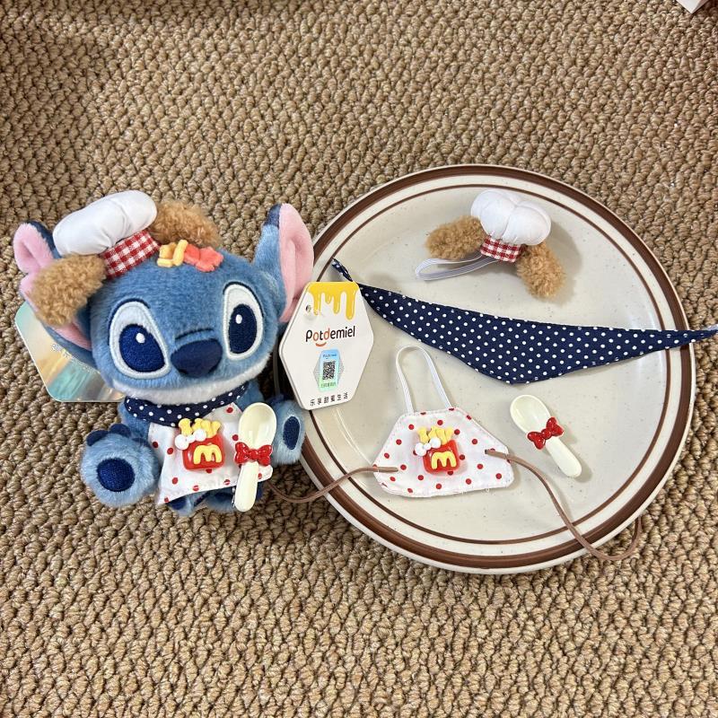 本物のスタージェイドビーストベビードールバッグペンダントぬいぐるみ女装人形キーホルダーリロとスティッチギフトペンダント|undefined